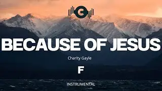 Because Of Jesus by Charity Gayle | Instrumental + Lyrics | Key - F