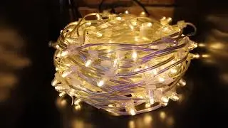 Светодиодный клип-лайт LED-LP-200-30M-12V-WW-F(WW) телпый белый, теплый белый Flash, пр провод, 30М