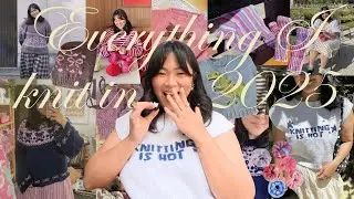 Everything I knit in 2025 ⭐️ (my BEST year of knitting yet!!)
