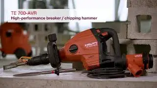 OVERVIEW of Hilti's TE 700-AVR high-performance breaker and chipping hammer