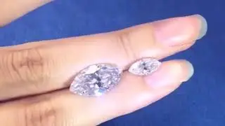 Real colorless white moissanite wholesale , Fancy cut moissanite wholesale