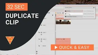 Учебное пособие по Hitfilm Express: как дублировать клип в Hitfilm Express