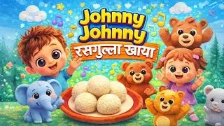 Johnny Johnny Rasgulla Khaya 🍡 | Ai Kids Dance Song in Hindi | Fun Rhymes for Toddlers I Cartoon