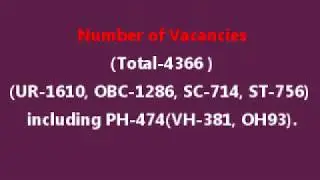 DSSSB MCD 4366 Primary Teacher Recruitment 2018-2019