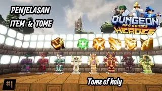 Penjelasan tome of holy di minecraft dungeon heroes rpg series