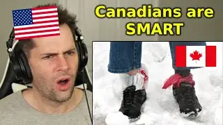American Reacts to Canadian Winter Hacks