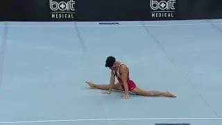 David PUICEA Rum&auml;nien Boden - EnBW DTB Pokal 2024 - Junioren Team Challenge M&auml;nner Stuttgart Turnen