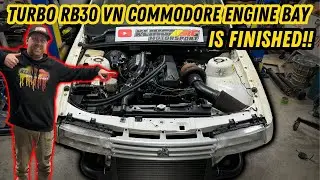 Я НАКОНЕЦ-ТО закончил моторный отсек для своего TURBO RB30 VN COMMODORE! Маслоуловитель и топливн...