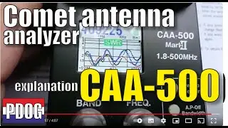 Comet antenna analyzer CAA-500 70cm Astroplane