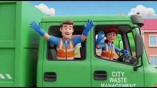 The Happy Garbage Truck Song 🚛