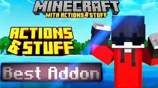 THIS MINECRAFT ANIMATION 🤠 MOD IS SO COOL | ANIMATION MOD FOR MINECRAFT POCKET EDITION