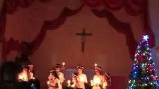 Tari Penyalaan Lilin || Asmika & Sekami Gereja Katolik St. Angelus Sei Kubung