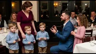 She Arrived With Her Triplets On A Blind Date — The Single Dad Did Something Unexpected