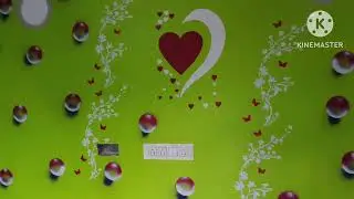 3d wall painting bubbles design 