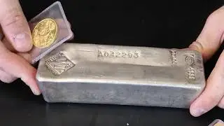 Unboxing 100 oz Silver Bar and Gold