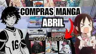 Mis compras manga de Abril +40 tomos