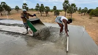 WoW Amazing Roof Reinforcement!-house roof concrete construction Properly-Using by  and cement