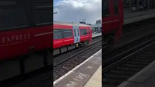 British Rail Class 387 Gatwick Express stopping AMONG US