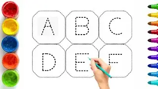 A to Z Alphabets dictate | prep letters | color activities | playgroup kids | abcd read aloud
