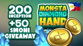 200 Inception Giveaway + 50 $MONI Giveaway - Monsta Infinite Ep4 - Play To Earn