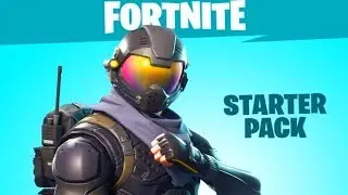 Fortnite Battle Royale - STARTER PACK Review - ROGUE AGENT Skin Gameplay