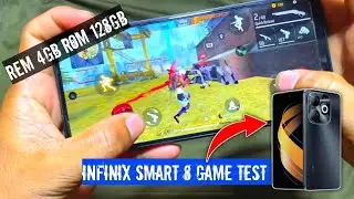 infinix smart 8 test free fire | FreeFire Highlights Infinix Smart 8 HD LCD 120Hz