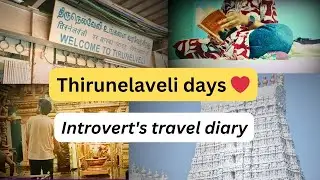 Chennai girl in tirunelveli | introvert Travel diaries PART 1 | temple visit, thamirabharani river 