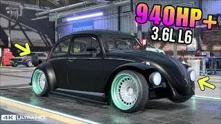 940HP VOLKSWAGEN BEETLE in NFS Heat | Insane Max Build & Customization