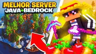 MINECRAFT: SERVIDOR de SURVIVAL ONLINE para MINECRAFT JAVA e BEDROCK (SERVIDOR SEM LAG)