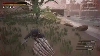 Conan Exiles greater hyena goes berserk on shalebacks