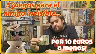 5 juegos para regalar en el amigo invisible por 10 euros o menos!!