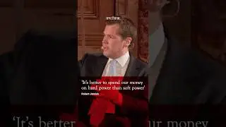 Robert Jenrick: 'It's better to be spending our money on hard power than soft power.'