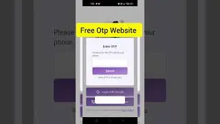 free OTP website // Indian virtual number free
