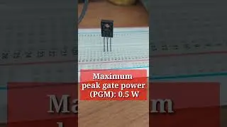c106d SCR Features/Khososiyaat | electronics components | electronics |#shorts
