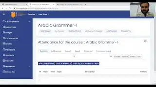 How to create attendence sessions and take attendence of students on UOG LMS/Moodle