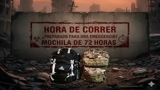 Mochila de supervivencia 72 horas para EMERGENCIAS.