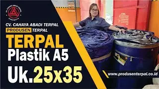 Jual Terpal - Terpal Plastik A5 Uk. 25m x 35m Untuk Tongkang