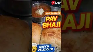 easy and delicious Pav Bhaji😋😱|#shortsfeed |#youtubeshorts |#trending
