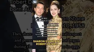 Sharon Stone & Robert De Niro: Electrifying Chemistry in &ldquo;Casino&rdquo; and Beyond