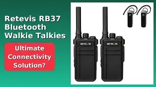 REVIEW (2026): Retevis RB37 Bluetooth Walkie Talkies. Features.