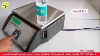 Essae DC-810 Label Printing Scale Counting and Check Weighing Scale | Capacity 6kg to 50kg