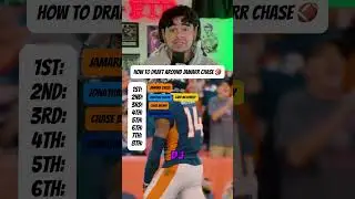 How to draft around Jamarr Chase in fantasy football #fantasysports #fantasyfootball