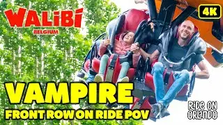 Vampire at Walibi Belgium - On Ride POV in 4K 60FPS