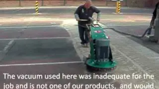 Omega 700 the Concrete Floor Grinder of choice