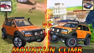 extreme car driving simulator vs extreme suv driving simulator | mountain climb test | who will win