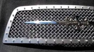 2011+ Cummins Diesel Dodge 2500 3500 Custom Mesh Studded Grille