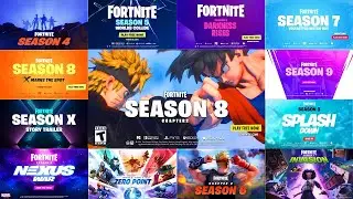 All Fortnite Cinematic Season Trailers (Season 1 - Chapter 2 Season 8)