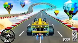 Mega ramp car stunt//gt car racing//android gaming//