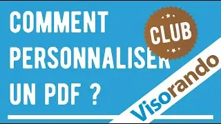 How do I customize a PDF?