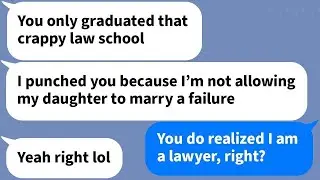 【Apple】 My fianc&eacute;'s father attacked me because I didn't graduate a prestigious law school